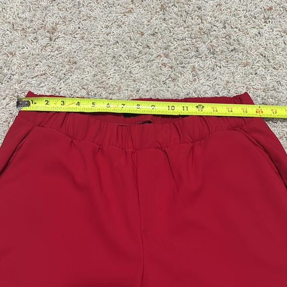 Pull-On Relaxed Taper Studio by Torrid High-Rise Pant HOC Winter’s Carmine - Picture 5 of 8